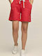 Bodymove Women's Sporty Bermuda Shorts Red