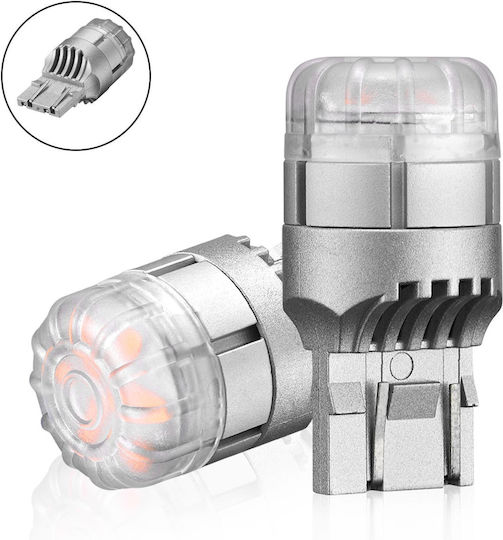 NovSight Lamps Car & Motorcycle T20 LED 3500K Warm White 12V 9W 2pcs