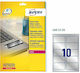 Avery 200 Self-Adhesive Rectangular A4 Labels 96x50.8mm