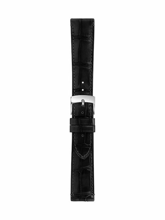 Morellato Tiepolo Leather Strap Black 22mm