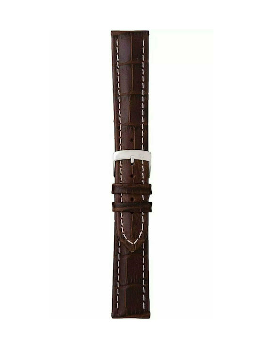 Morellato Plus Leather Strap Brown 20mm