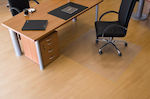 RS Office Products Office Chair Mat 120-1300 Transparent Floor Protector for Hard Floors