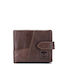 Leather Men's Wallet Classic with RFID Dark Brown