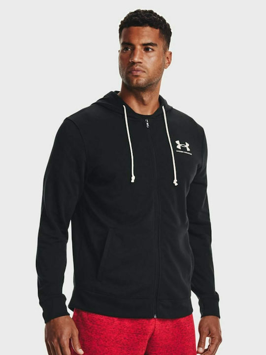 Under Armour Rival Terry Black with Hood