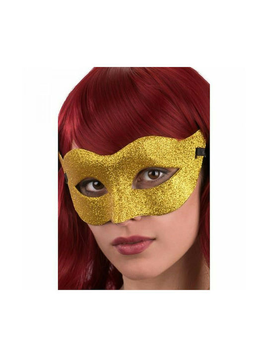 Carnival Mask Full Face Golden