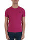 U.S. Polo Assn. T-shirt Bărbătesc cu Mânecă Scurtă Fuchsia