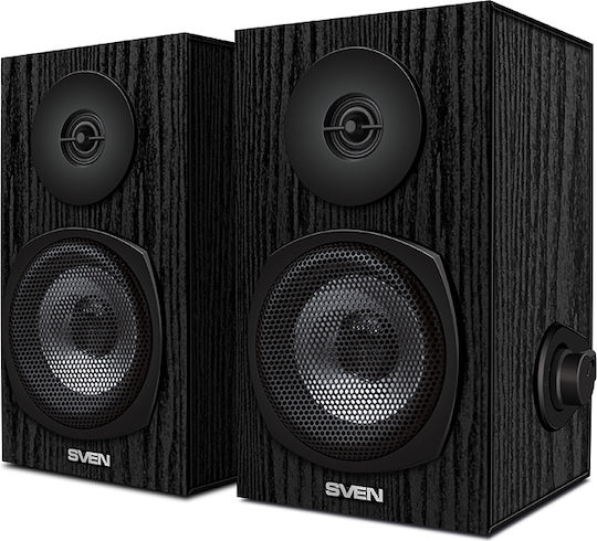 Sven SPS-575 Difuzoare de Calculator 2.0 cu Putere 6W în Negru Culoare