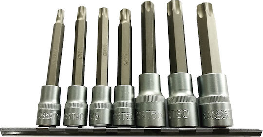 JBM Дълги Битови ключове с Ален и Квадратно Гнездо 3/8'' Комплект 7бр