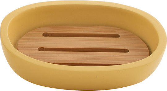Nef-Nef Homeware Santro Σαπουνοθήκη Επιτραπέζια από Ρητίνη Κίτρινη
