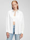 Women's Monochrome Long Sleeve Shirt White
