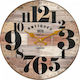 Ankor Wall Clock Wooden Colorful Ø34cm