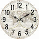 Ankor Ρολόι Τοίχου Υδρόγειοι Ξύλινο 34cm