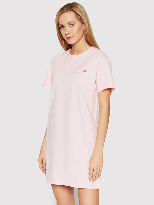 Adore Καλοκαιρινό Mini Αθλητικό Φόρεμα T-shirt Κοντομάνικο Ροζ