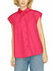 Jack & Jones Women's Monochrome Short Sleeve Shirt Bright Rose