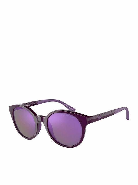 Emporio Armani Γυαλιά Ηλίου Μωβ με Κοκκάλινο Σκελετό Emporio Armani Γυαλιά Ηλίου Μωβ με Κοκκάλινο Σκελετό