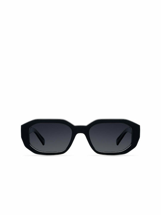 Meller Kessie Sunglasses with All Black Plastic Frame and Black Polarized Lens KES-TUTCAR