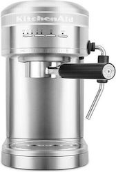 Kitchenaid 1470W Druck 15bar für Cappuccino Silber