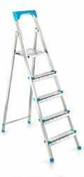 Sidirela Ladder Metallic with 4+1 Steps