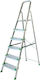Pankoskal Super Ladder Aluminum with 6+1 Steps 222cm