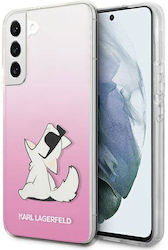 Karl Lagerfeld Choupette Fun Umschlag Rückseite Kunststoff Rosa (Galaxy S22+ 5G) KLD842PNK