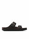 Adam Leder Herrensandalen in Braun Farbe