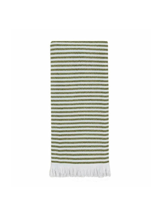 Kentia Dish 10 Towel made of 100% Cotton Green-Ecru 40x60cm 1pcs