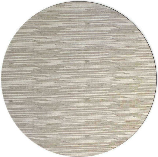 Klonaras Modena Χαλί Στρογγυλό Beige Φ100cm