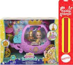 Easter Candle with Toy Enchantimals Royals Πριγκιπική Άμαξα for 4+ years Mattel