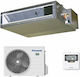 Panasonic Εσωτερική Μονάδα Αεραγωγών (22000 btu)