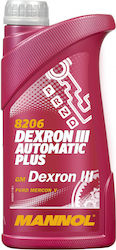 Mannol ATF Dexron III Automatic Transmission Fluid Red 1lt