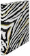 Pukka Clipboard with 2 Rings 2/25 for Paper A4 Multicolour Binder Wild Zebra 1pcs