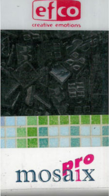 Efco Mosaix Decorative Stone for DIY Crafts Black 1x1cm.