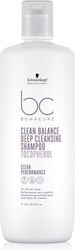 Schwarzkopf Bc Bonacure Clean Balance Curățare Profundă Tocopherol 1000ml Schwarzkopf Bc Bonacure Clean Balance Curățare Profundă Tocopherol 1000ml