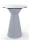 Roller Table Kitchen with Plastic Surface Gray 68x68x74cm