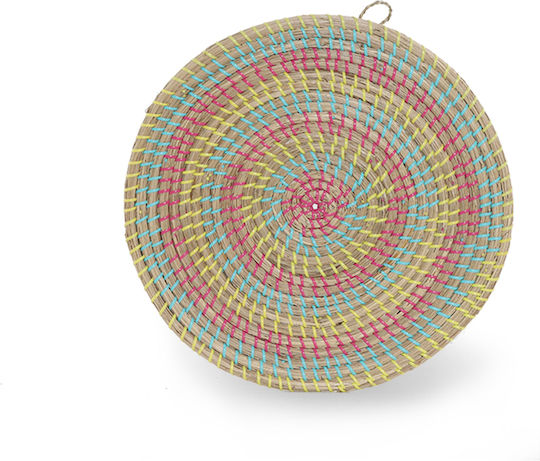 Nef-Nef Homeware Merida Σουπλά Ψάθινο Πολύχρωμο 38x38cm Nef-Nef Homeware Merida Σουπλά Ψάθινο Πολύχρωμο 38x38cm