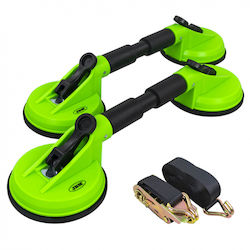 JBM Double Work Suction Cup with Tightening Strap 120mm with Max Lifting Weight 80kg