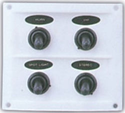 AAA WorldWide Boat Switch with Panels Waterproof Panel with 4 Switches