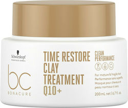 Schwarzkopf Time Restore Clay Mască de Păr 200ml Schwarzkopf Time Restore Clay Mască de Păr 200ml