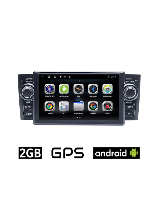 Car-Audiosystem für Fiat Großer Punkt 2005-2012 (Bluetooth/USB/AUX/WiFi/GPS) mit Touchscreen 6.1"