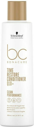 Schwarzkopf Bc Bonacure Time Restore Q10+ Conditioner Reconstruction/Nourishment for All Hair Types 200ml