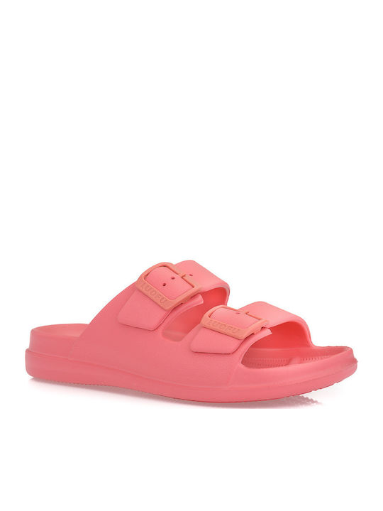 Flip Flops In Sandal Style In Fuchsia Colour