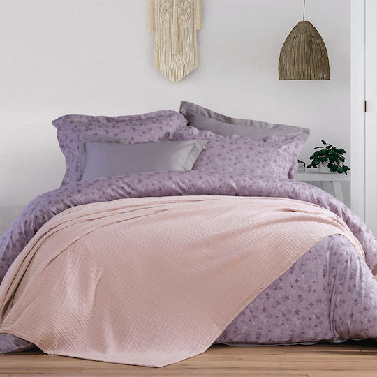 Nef-Nef Homeware Fabulus Pătură Piqué Supraînălțată 230x230 cm Roz