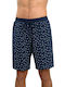 Vamp Men's Summer Cotton Pajama Bermuda Navy Blue