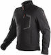 Nordcode Ergo Winter Herren Motorradjacke Softshell Schwarz