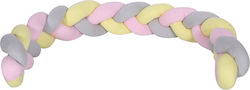 Nef-Nef Πάντα Πλεξούδα Little Star Yellow - Pink 20x210cm