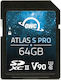OWC Atlas S Pro SDXC 64GB U3 V90 UHS-II 290MB/s