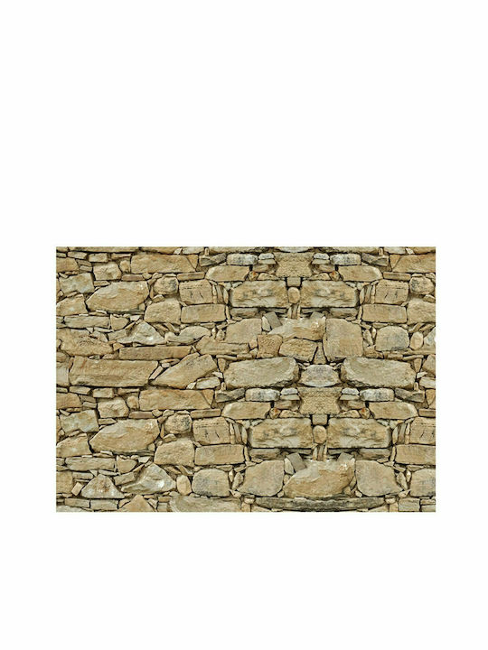 Fototapet de Perete 300x210cm Stone Wall Tesatura Bej