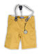 Kinder-Shorts/Bermudas Stoff Gelb