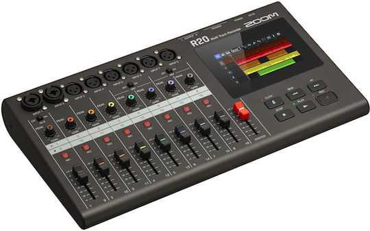 Zoom R20 Digitale Konsole 8 Kanäle mit Phantom Power & 8 XLR-Eingänge
