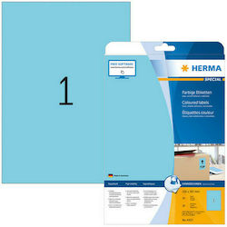 Herma 20 Etichete autoadezive A4 Dreptunghiulare 210x297mm Herma 20 Etichete autoadezive A4 Dreptunghiulare 210x297mm